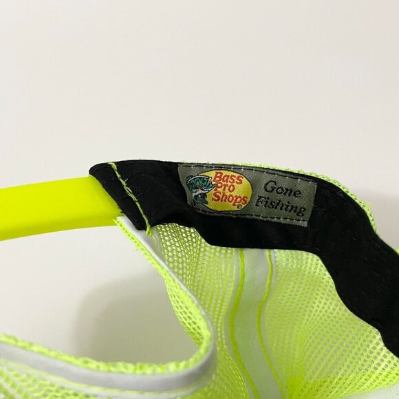 Bass Pro Shops Adjustable SnapBack Mesh Fishing Hat Cap Neon - Picture 10 of 16